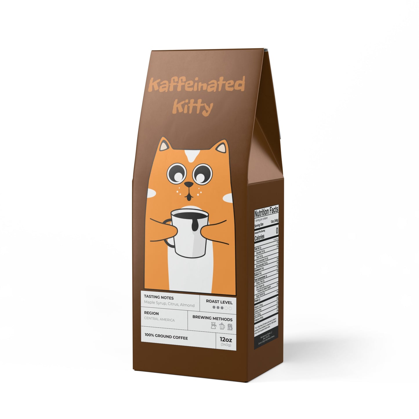 kaffeinated Kitty Broken Top Coffee Blend (Medium Roast)